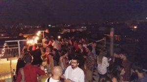 Top roof party